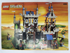 LEGO System 6090 Instruction Manual ONLY  Royal Knights Castle 1995