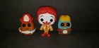 Funko Pop! Ad Icons McDonald's Lot Of 3 Ronald McNugget Buddies Scuba Fireman