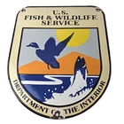 Vintage Fish Wildlife Sign - Agricultural Outdoor US Gas Pump Porcelain Sign