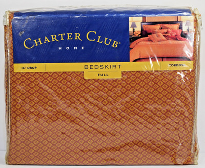 Charter Club Cordova Full Bedskirt 16in Drop
