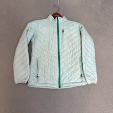 L.L. Bean Jacket Girls Size XL 18 Blue Full Zip 