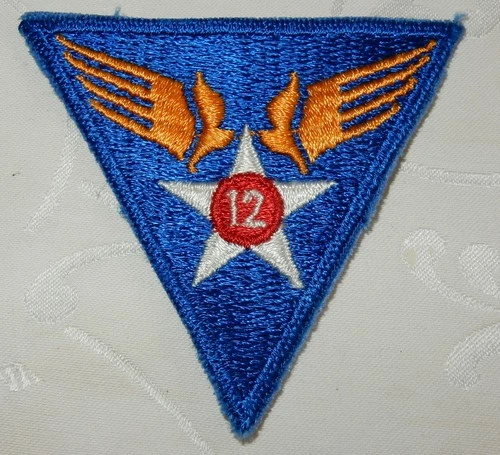 WW2 12th USAF US TWELFTH AIR FORCE PATCH USA MILITARY BADGE WORLD WAR II
