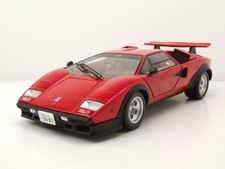 Lamborghini Countach Rosso Walter Wolf Modellino Auto 1:18 Kyosho