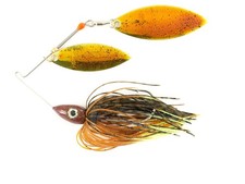 Nichols Lures Pulsator Metal Flake Double Willow Spinnerbait, Bluegill,1/2-Ounce