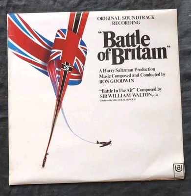 BATTLE OF BRITAIN Film OST LP Ron Goodwin William Walton Olivier NM/EX. Q562