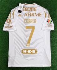 Adidas Men's CORREA Tigres UANL 3rd Soccer Jersey, IV6100, White, Sizes