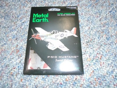 Metal Earth Steel Model Kit P-51D Mustang Sweet Arlene MMS180 *NEW*