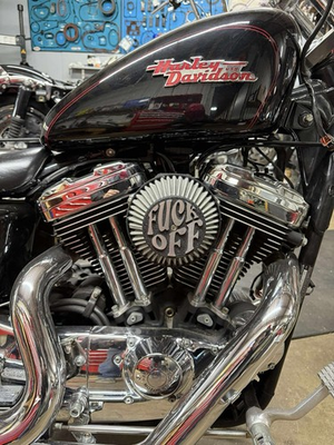 #ad Low Profile Universal Harley Air Cleaner $200.00