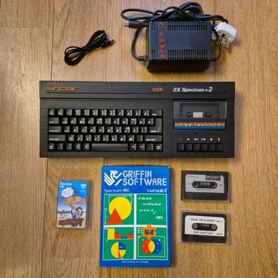 Sinclair ZX Spectrum 128k Plus +2A Refurbished Issue 1 Computer getestet funktioniert