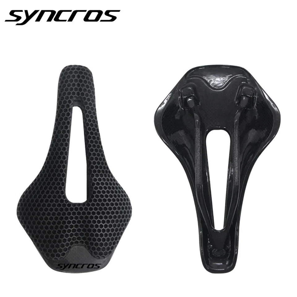 Sillín de carbono ultraligero impreso en 3D MTB carretera grava 255*150 mm Foto 4 de 4