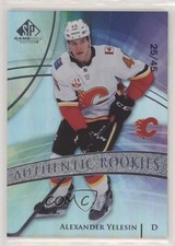2020 Upper Deck SP Game Used Authentic Rookies 25/45 Alexander Yelesin #188 04f2