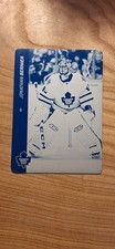 Jonathan Bernier 1/1 CYAN Printing Plate 2015-16 Upper Deck Series 2 Toronto...