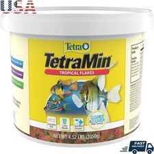 Tropical Fish Food Flakes Complete Diet Active Formula Healthy Digestion New