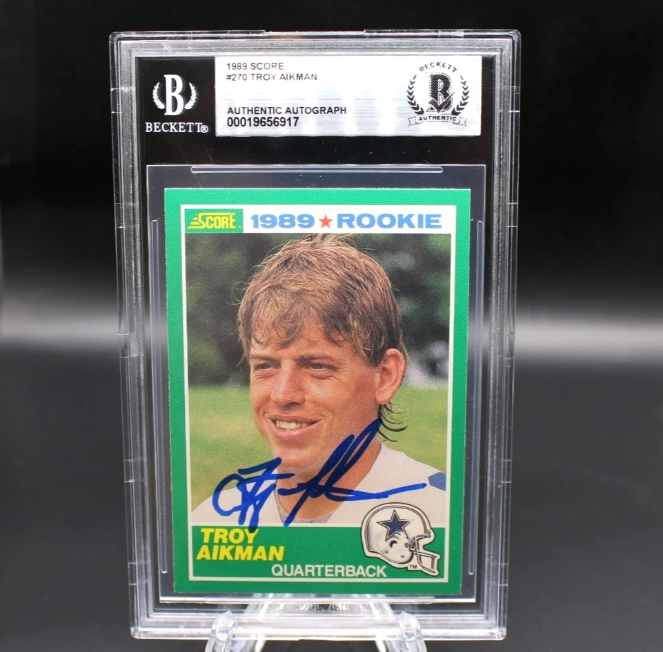 Troy Aikman Rookie Football Cards for sale | eBay