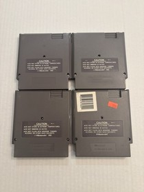 Lotto 4 giochi Nintendo NES - Snake's Revenge, Top Gun, Monopoly, Tiger-Heli