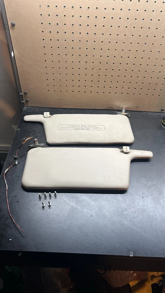 Juego de parasol del lado del conductor del pasajero Honda Accord 1994-1997 par marrón tostado Foto 3 de 3