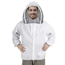 Beekeeping Jacket for Men Women,Polycotton Bee with XL 65-69in