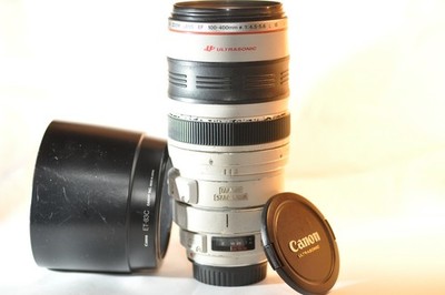 Canon EOS EF 100-400mm f/4.5-5.6 L USM IS lens ET-83C for EOS Elan 90D 80D 5D 1D