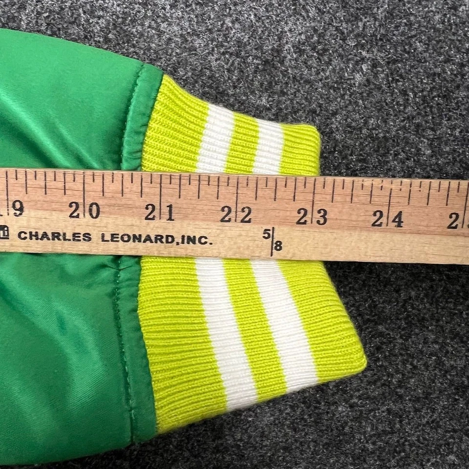 SUPREME X MITCHELL & NESS Collab Satin Varsity Jacket Men's Size M - Image 3 of 4