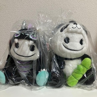 BIGO Live GO Chan Panda Plush Dragon Year Mascot Doll 2 Set Rare Limited Item