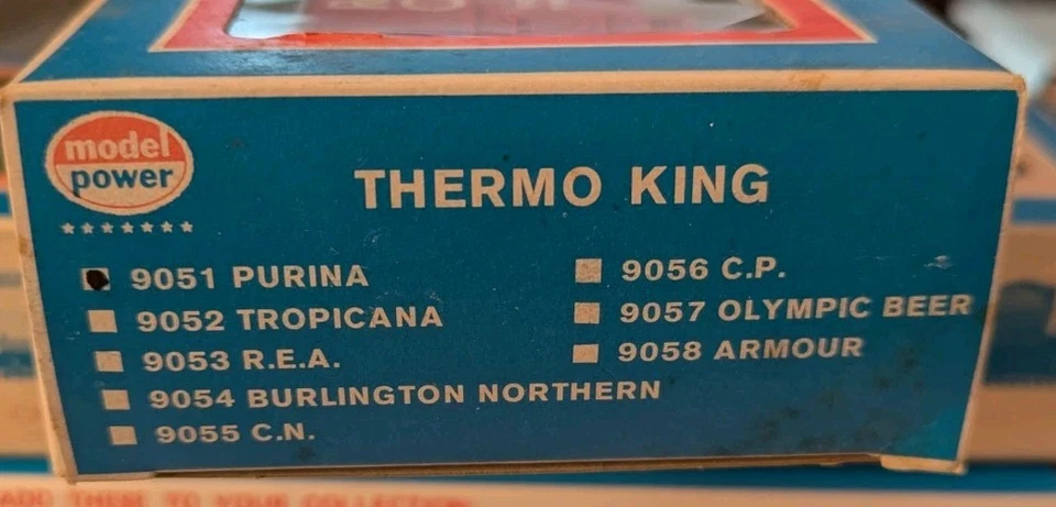 MODEL POWER Ralston Purina Co. 50' THERMO KING REEFER BOX CAR NOS - Image 4 of 4