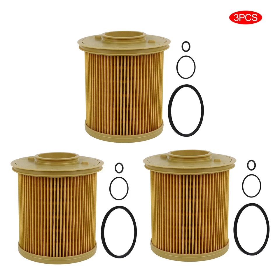 3*Fuel Filter and O-Rings For 1997-1998 Dodge Ram 5.9L Cummins Diesel 2500 3500 - Image 3 of 4