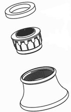 Moen 116618 Replacement Aerator Kit For Kitchen Faucet