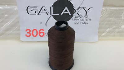 69 Upholstery Thread TEX-70 Bonded Nylon 8 oz Made In The USA Dark Mahogany 306