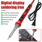 100W Soldering Iron Digital Display Adjustable Temp Inter Heated Welding Irons