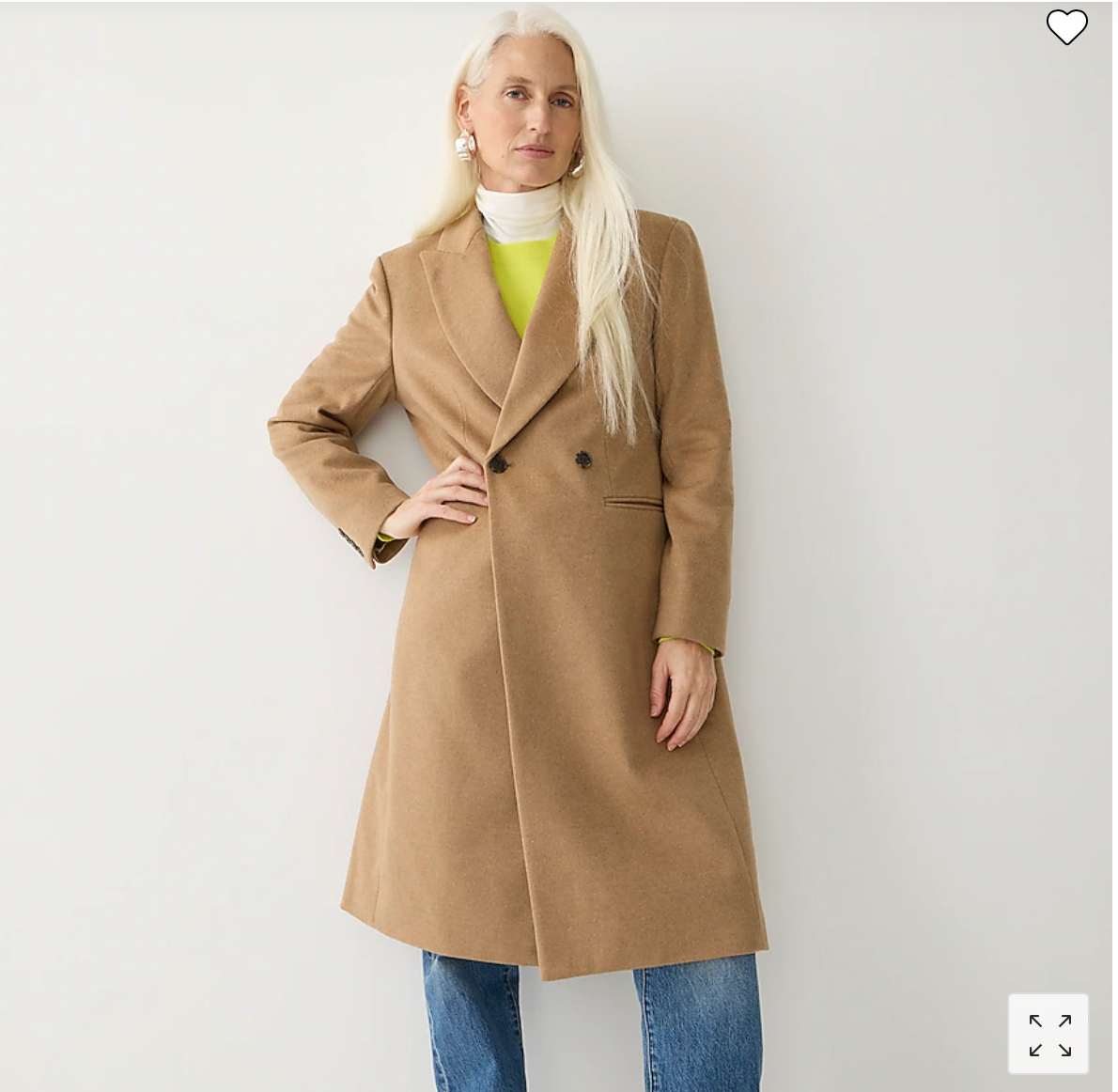 JCREW Mirabelle topcoat in Italian wool-cashmere Item BM546
