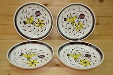 Ceramica Artistica Gomez Yellow Bird (4) Fruit Berry Dessert Sauce Bowls, 6 1/8"