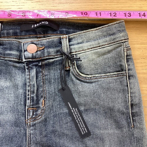 BNWT Ladies J Brand Skinny Mid Rise Vintage Wash Blue Jeans Uk 6 W25 L32 (474H) - Picture 8 of 9