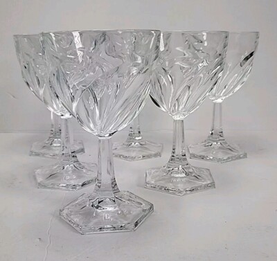 Cristal D'Arques-Durand TORNADE Water Goblet 6 AVAILABLE!