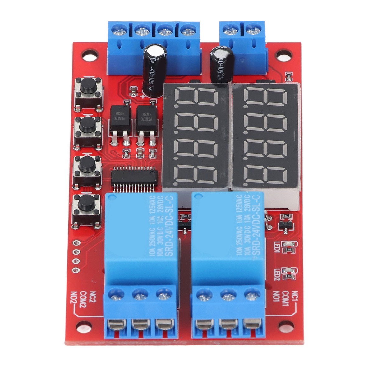 Multifunction Infinite Loop Timing Self-lock Relay Cycle Timer Module ...