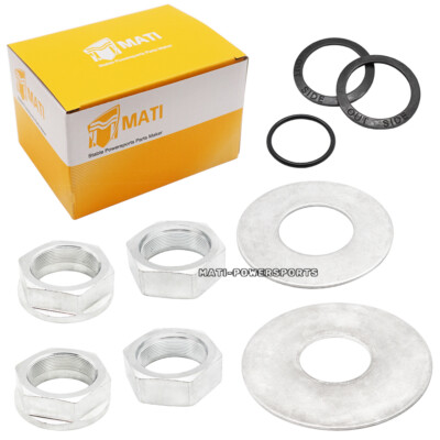 Axle Nut Washer Seal O-Ring Kit for Honda Rancher 420 TRX420 2x4 4x4 2007-2013