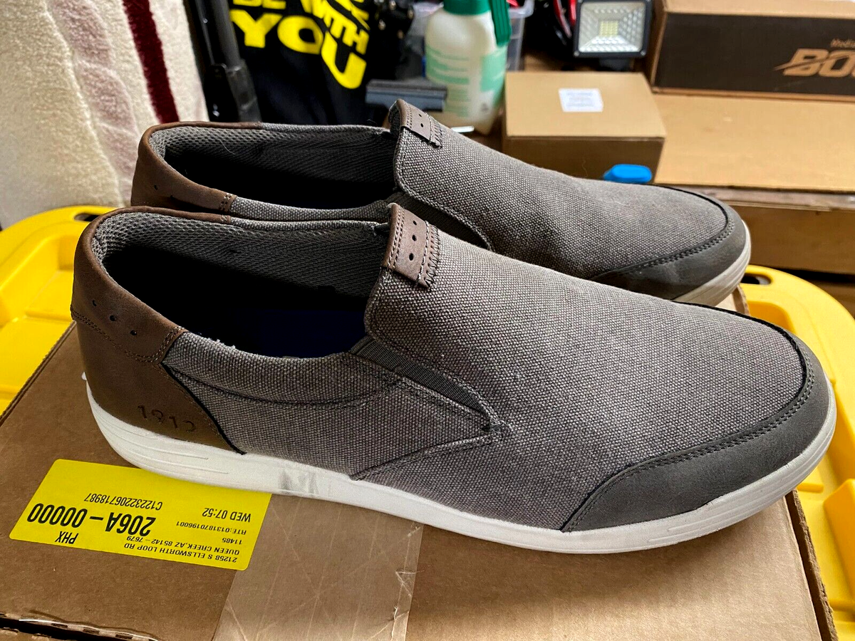 NUNN BUSH Kore City Walk Canvas Moc Toe Slip-On Sneaker 