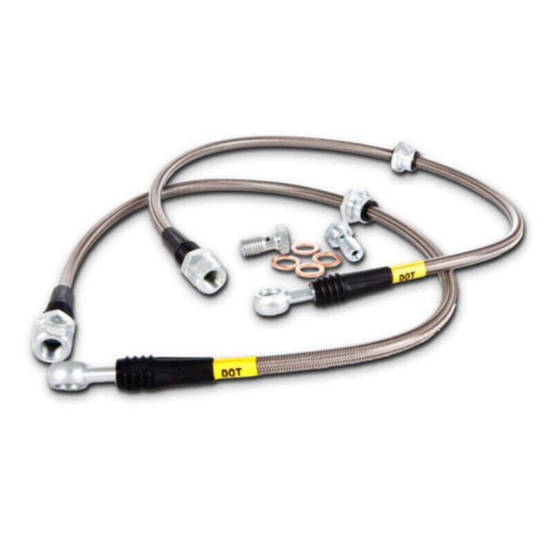 StopTech For 91-05 Acura NSX Front SS Brake Lines - 950.40001