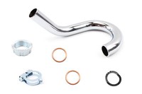 Set KrüMmer + KrüMmermutter-Set, Verchromt, Tuning, 32Mm Simson Enduro S51, S70