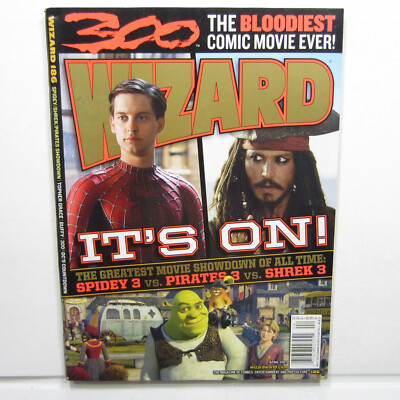 Wizard Comics Magazine Apr 2007 No 186 - 300, Gene Simmons, Topher Grace