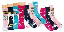 6 Paar Kindersocken Stoppersocken Einhorn Mot...