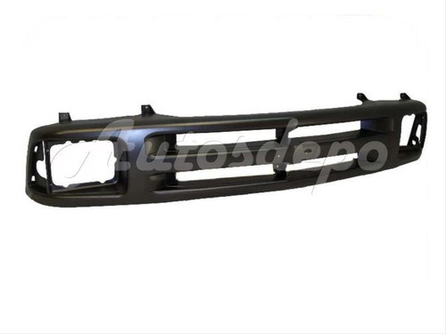 Front Grille For 94-97 Chevy S10 & Blazer (With Sealed Beam Headlights) - Gray 2 thumbnail image