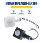 Human Body PIR Infrared Motion Sensor Detector Switch AC85V-265V 10/12mm Opening