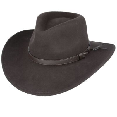 Cowboyhut knautschbar 100% Wollfilz Western Cowboyhut Handarbeit Premium Qualität