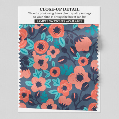 175 Rose & Poppy Koralle Marine Rollo - verschiedene Größen, Verdunkelung KOSTENLOSER UK-VERSAND