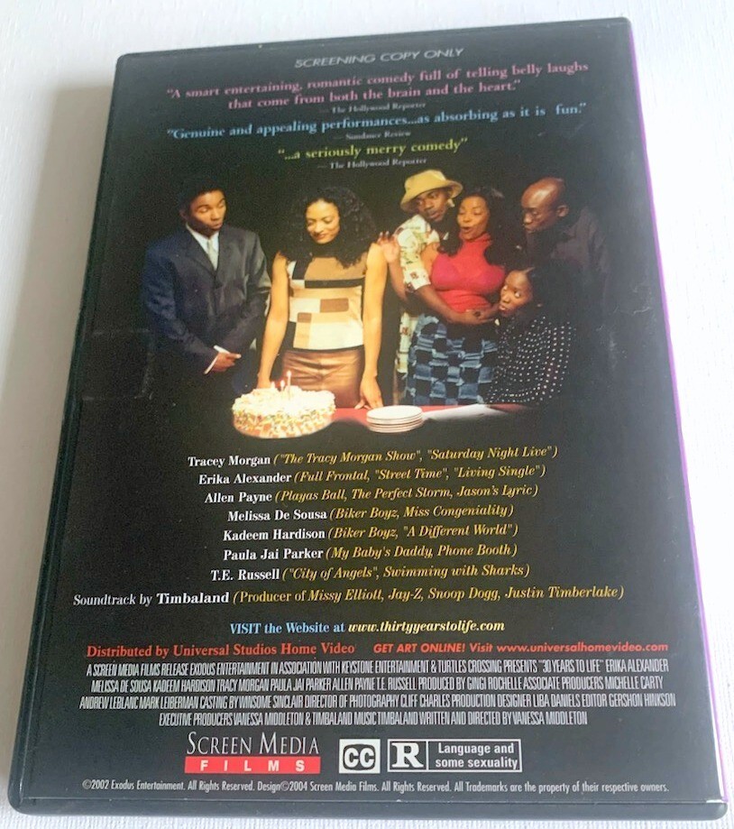 30 YEARS TO LIFE(ADVANCE SCREENING COPY)-DVD-(Comedy,Erika