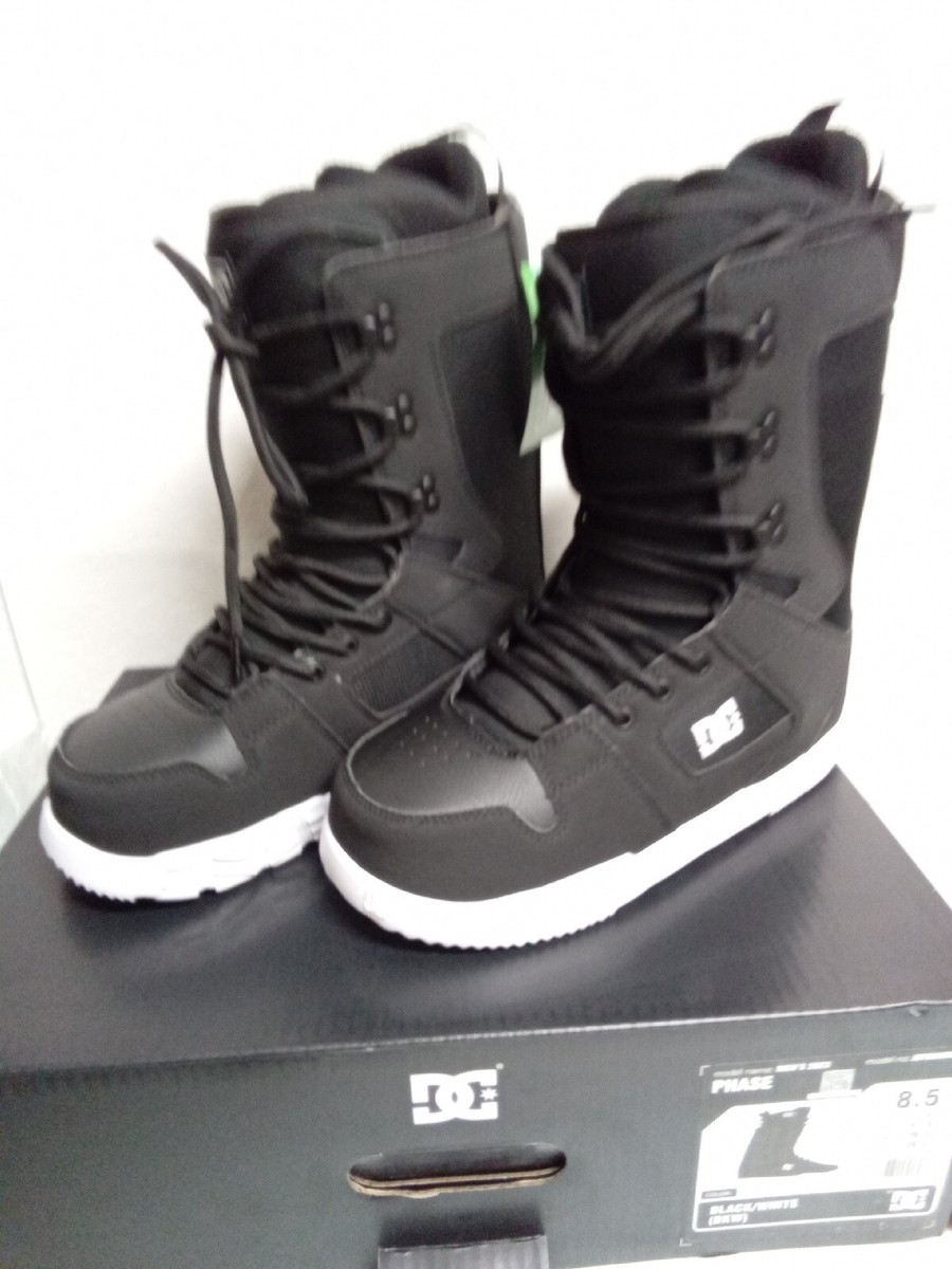 Mens 2023 DC Phase Snowboard Boot 8.5 Black/ White #2E5 | eBay