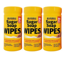 Bartoline Sugar Soap Wipes 80 wipes pack Cleaning Prep Wipe - Pack Of 3