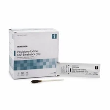 Impregnated Swabstick McKesson 1 Pack Individual Packet