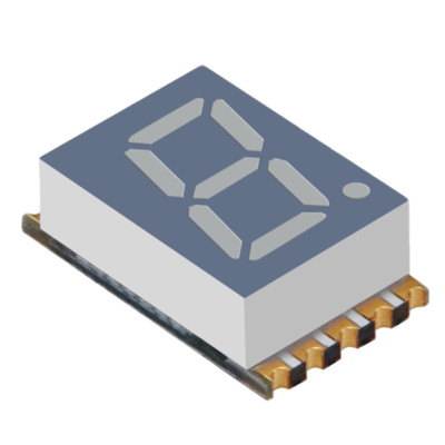XZFMDK07C Display Module 7-SEG 0.3'' SGL RED 10SMD :RoHS, Cut Tape