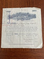 Premier Re-Forming Co. 1911 50 Shares